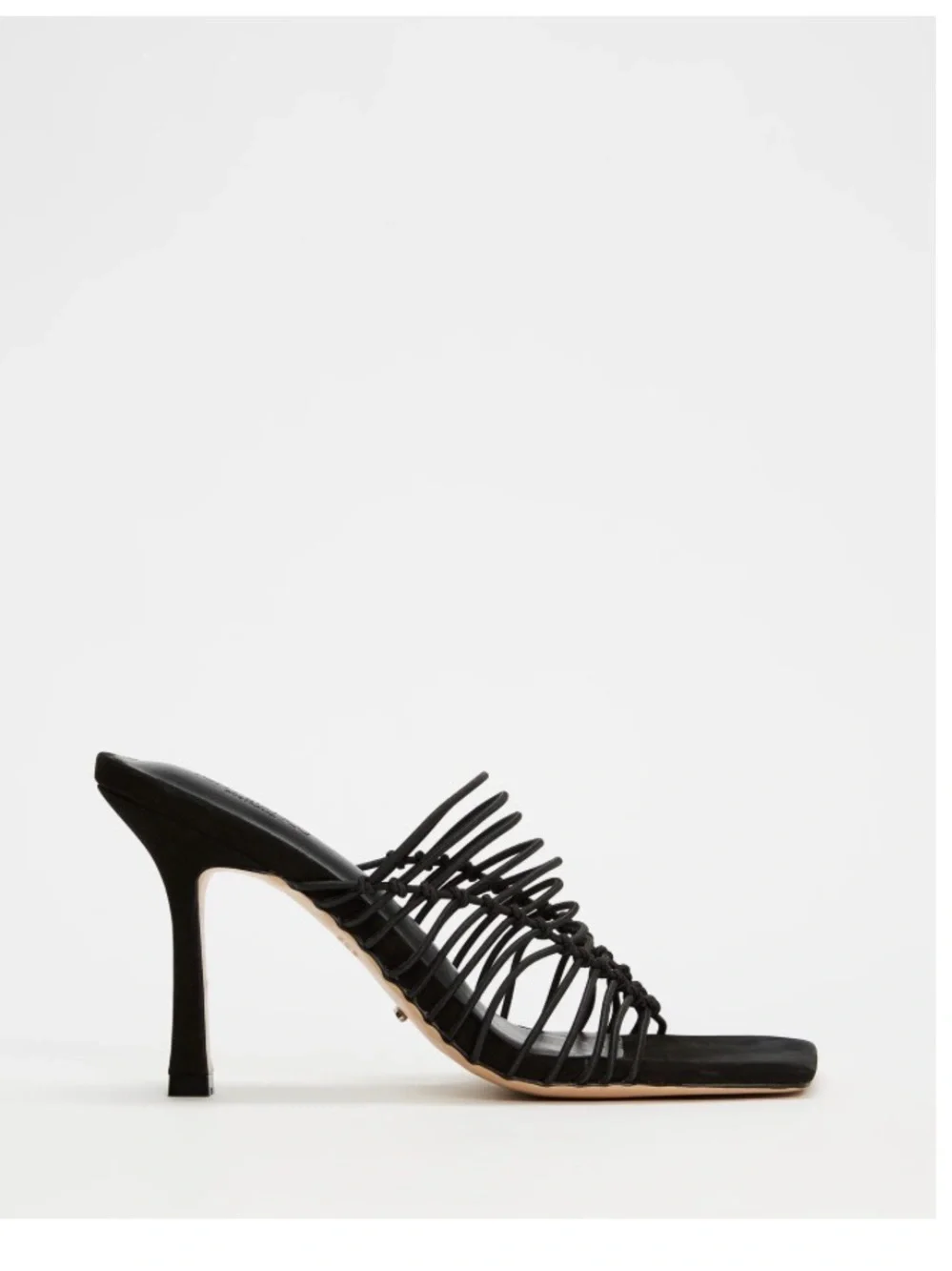 Tony Bianco Strappy Square Toe Lynx Mule sz 8 NEW